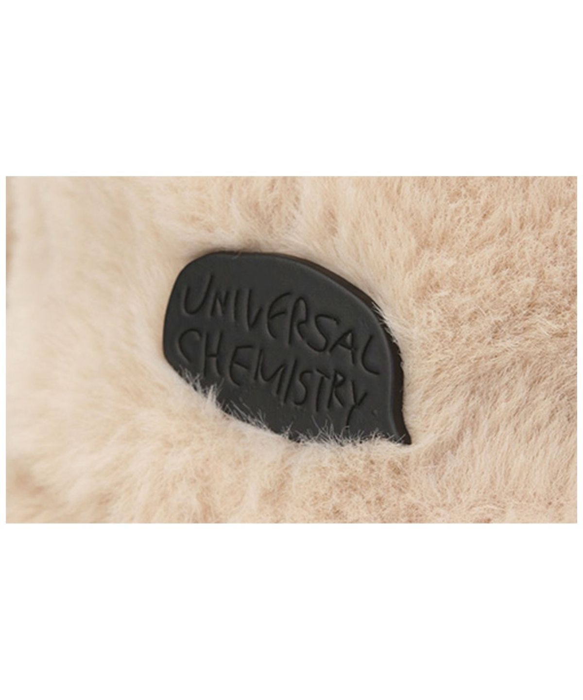 유니버셜 케미스트리(UNIVERSAL CHEMISTRY) Rabbit Fur Beige Ballcap 토끼모자