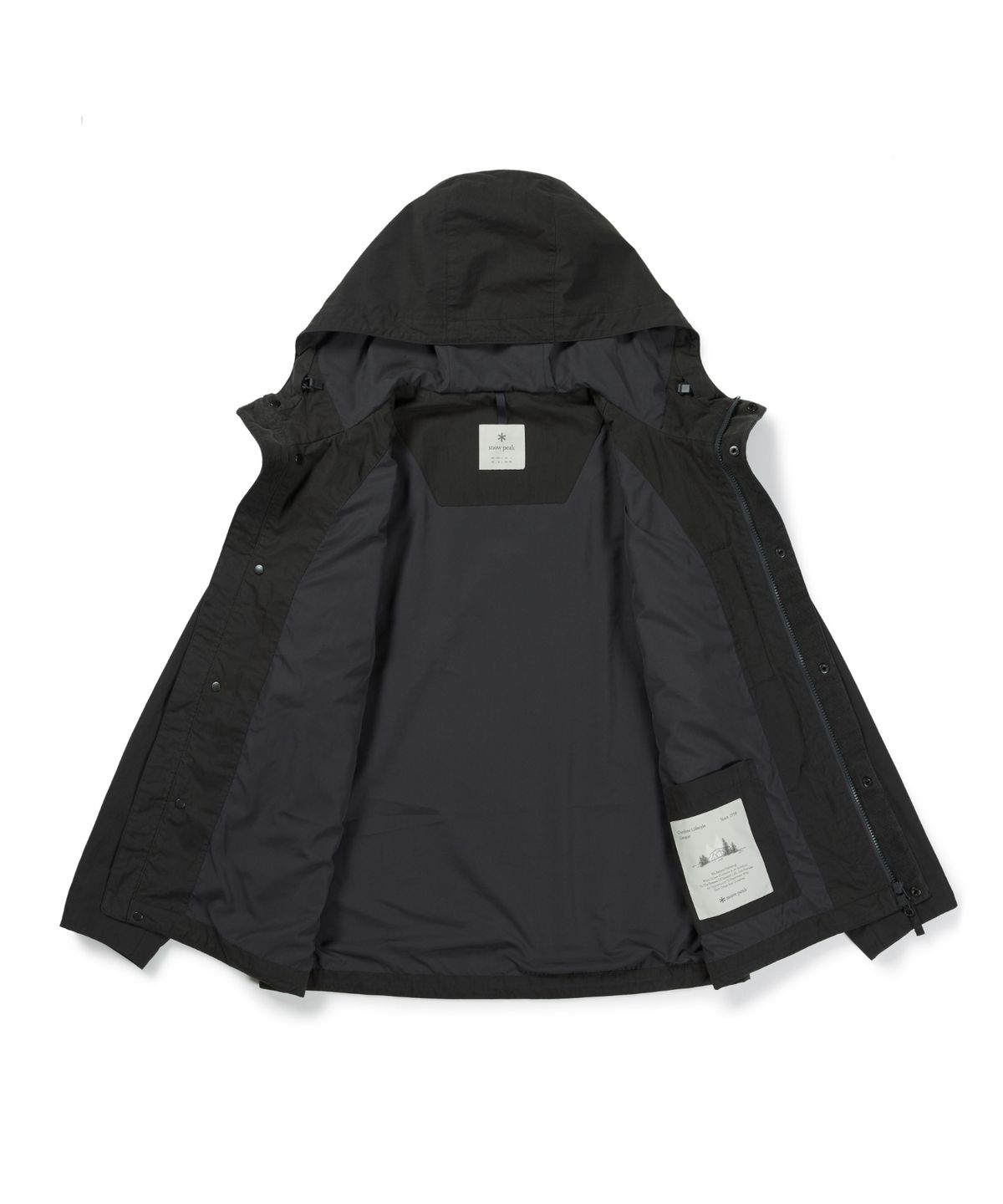 스노우피크 어패럴(SNOWPEAK APPAREL) 클랜드 후드 자켓 (S26FMDJK92) Charcoal