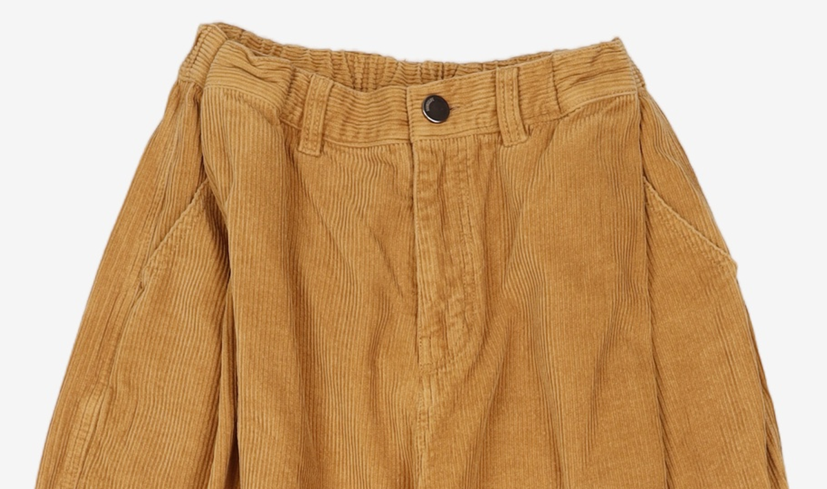 사운즈라이프(SOUNDSLIFE) Steady Balloon Snap Pants Corduroy Beige M
