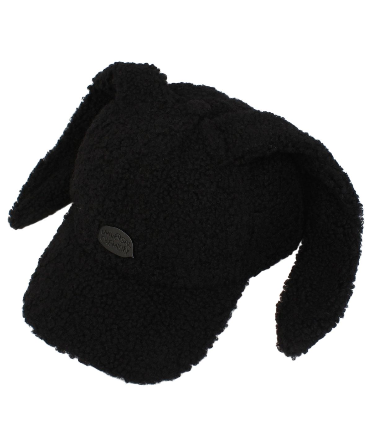 유니버셜 케미스트리(UNIVERSAL CHEMISTRY) Rabbit Fleece Black Ballcap 토끼모자