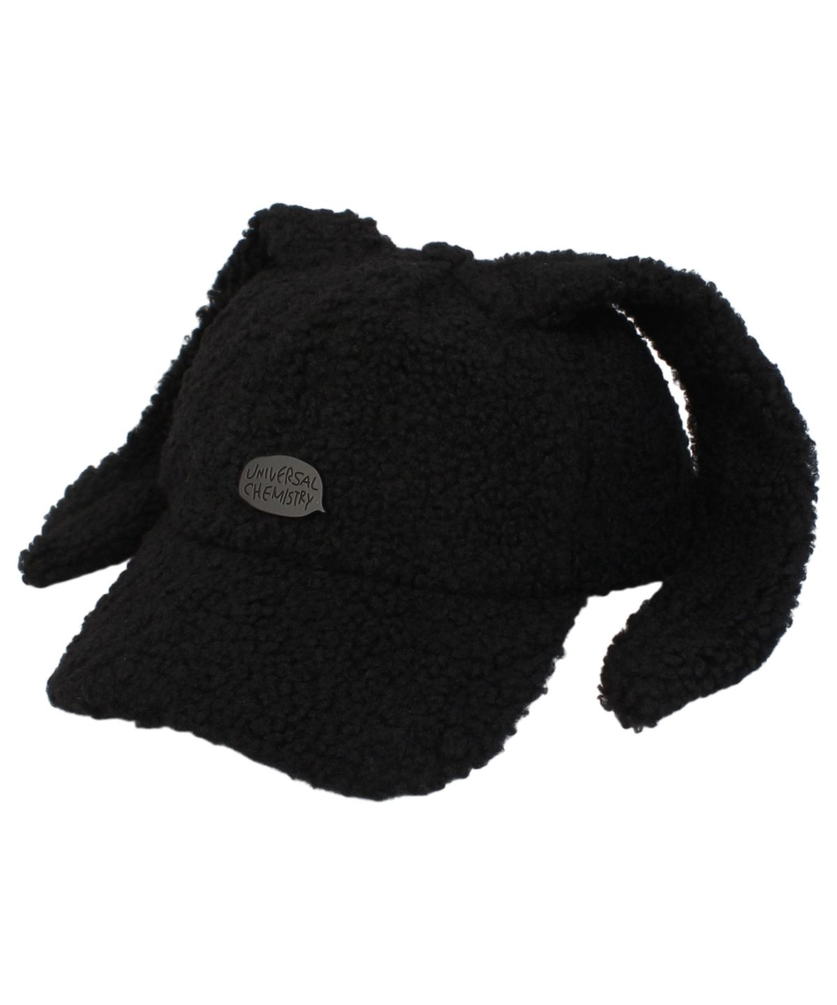 유니버셜 케미스트리(UNIVERSAL CHEMISTRY) Rabbit Fleece Black Ballcap 토끼모자