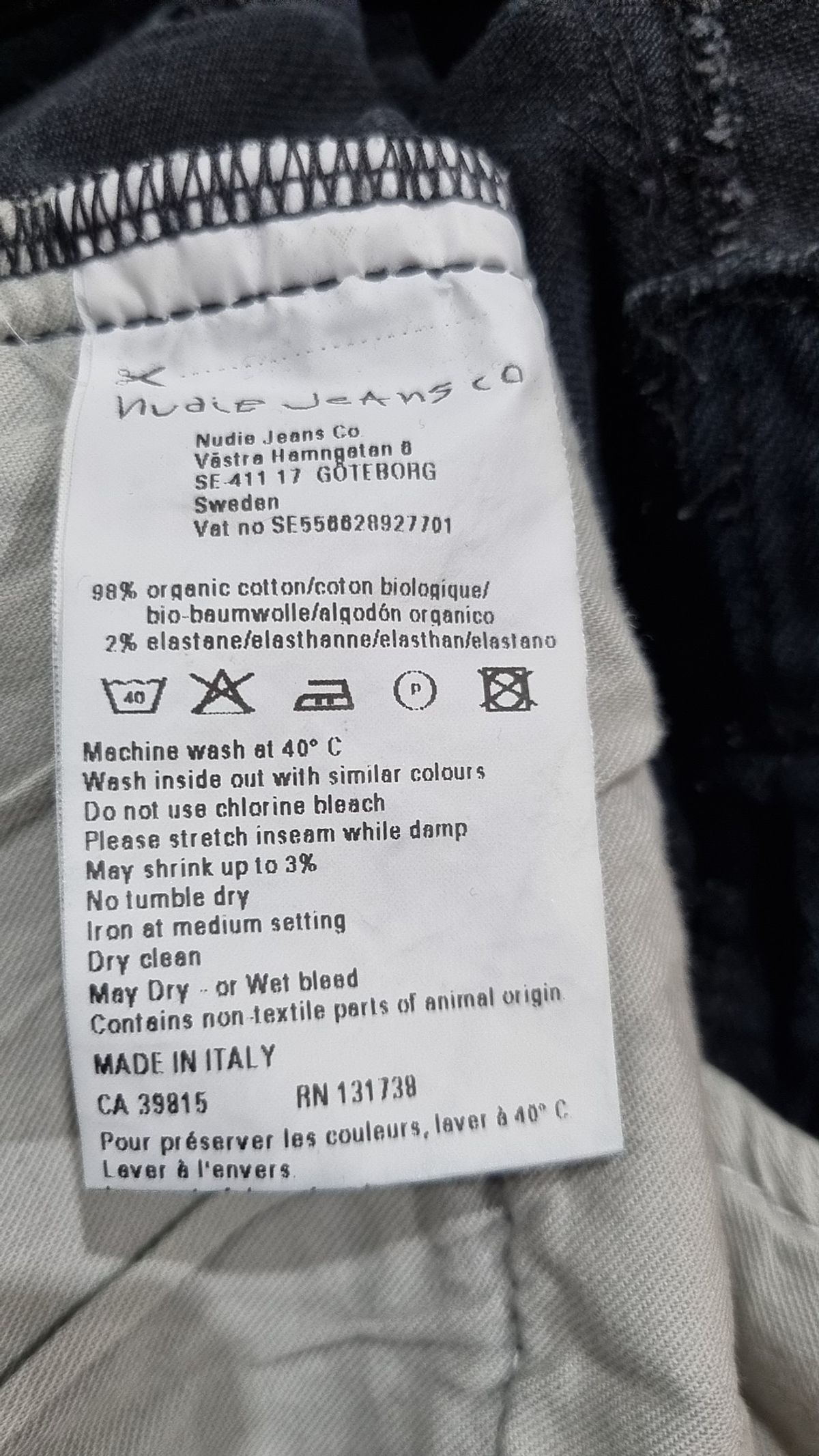 누디진(NUDIEJEANS) 청/데님 팬츠 L