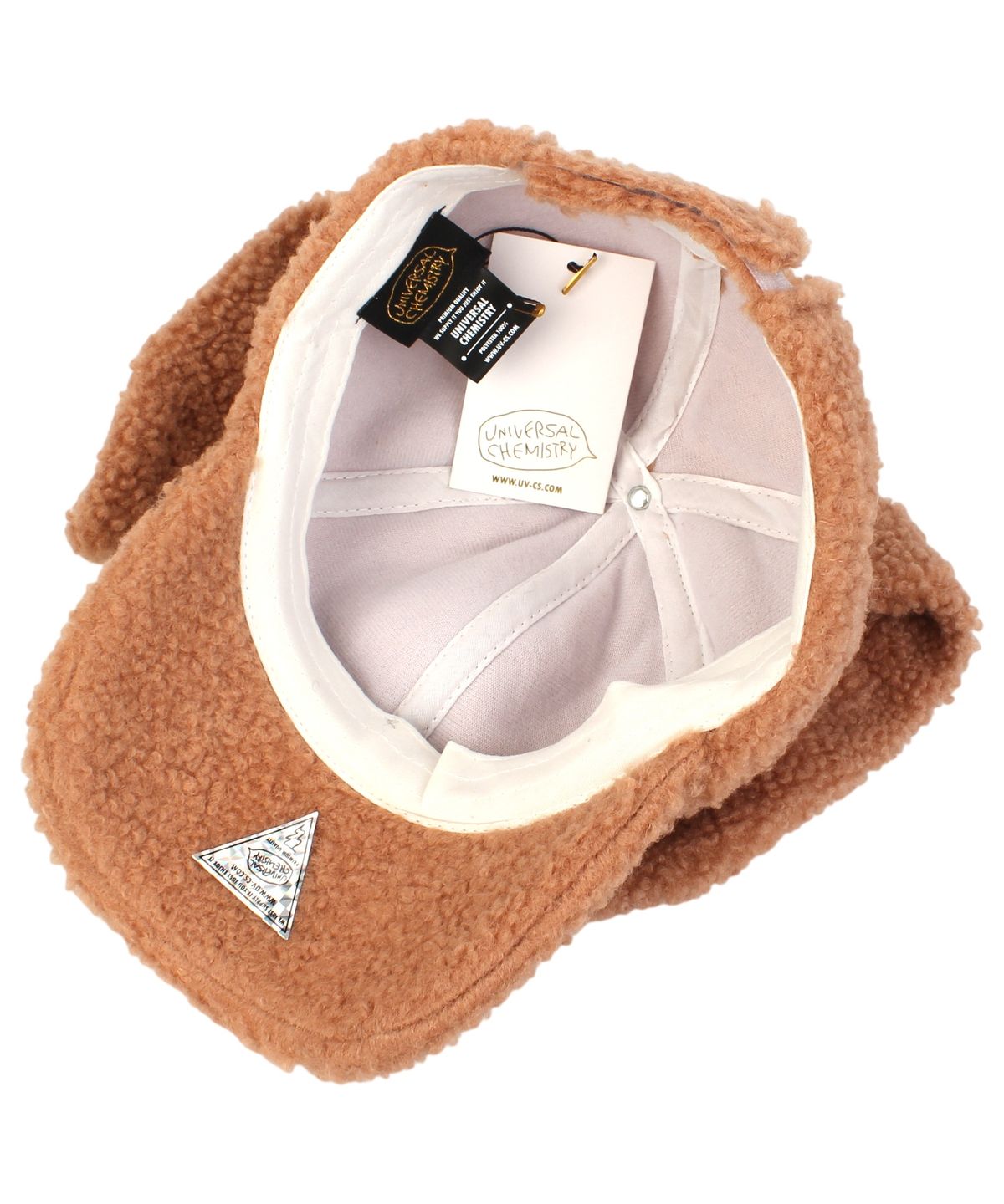 유니버셜 케미스트리(UNIVERSAL CHEMISTRY) Rabbit Fleece Beige Ballcap 토끼모자