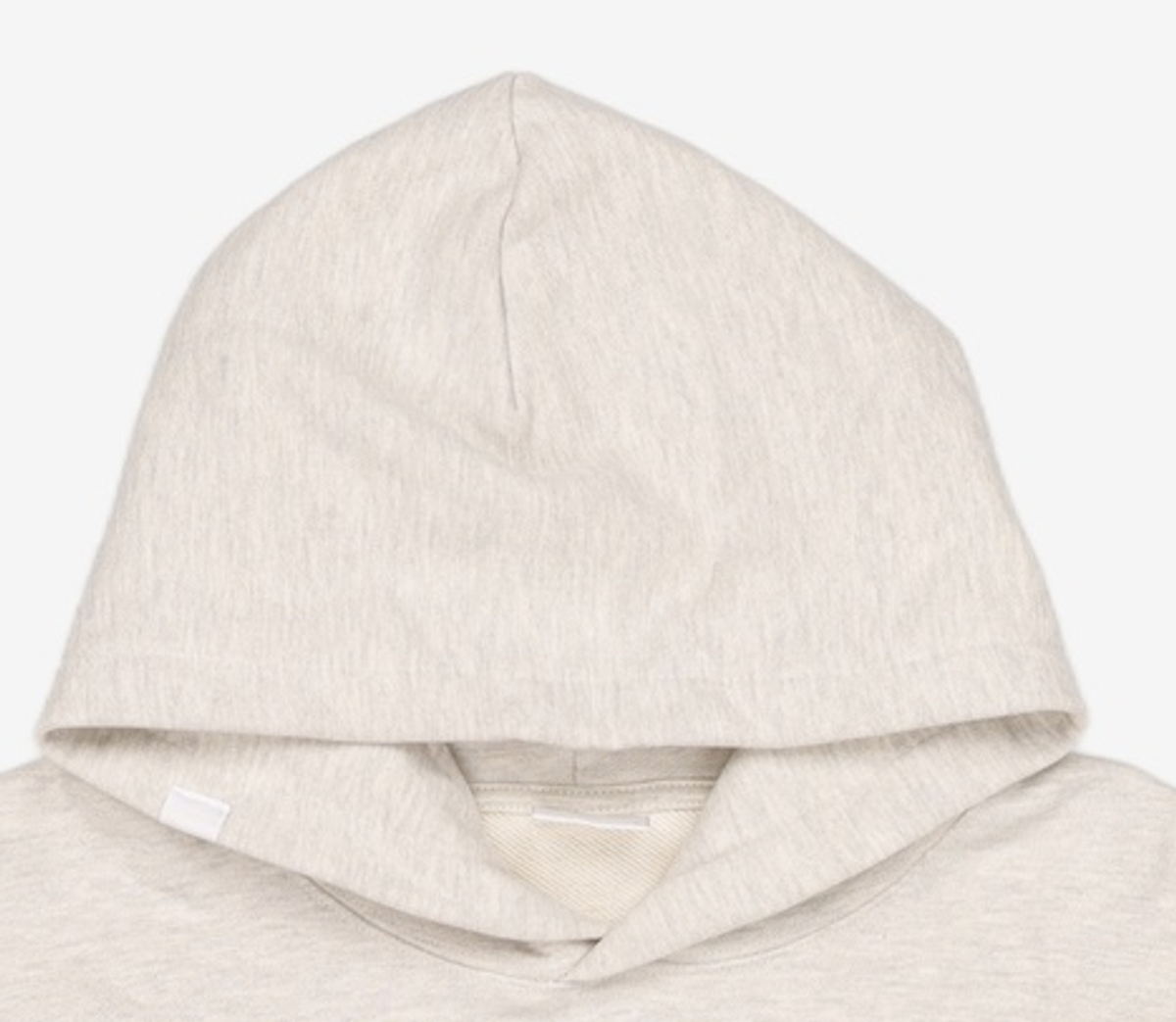 노매뉴얼(NOMANUAL) 3T ARCH LOGO HOODIE - OATMEAL MELANGE M