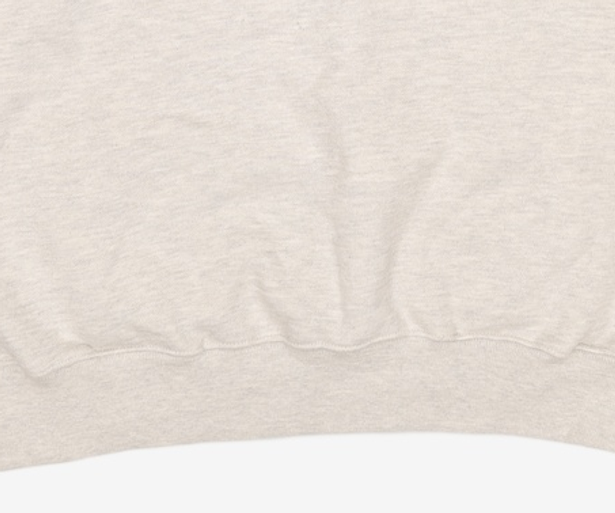 노매뉴얼(NOMANUAL) 3T ARCH LOGO HOODIE - OATMEAL MELANGE M