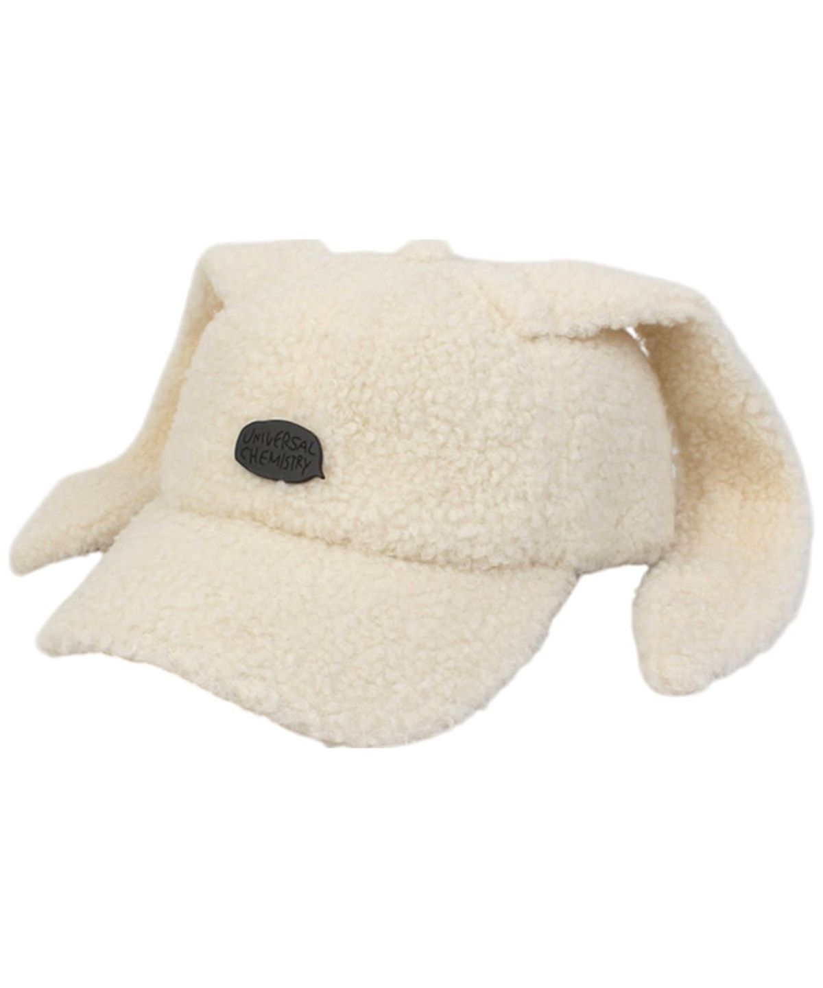 유니버셜 케미스트리(UNIVERSAL CHEMISTRY) Rabbit Fleece Ivory Ballcap 토끼모자
