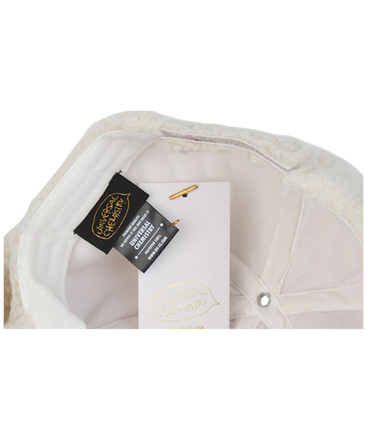 유니버셜 케미스트리(UNIVERSAL CHEMISTRY) Rabbit Fleece Ivory Ballcap 토끼모자
