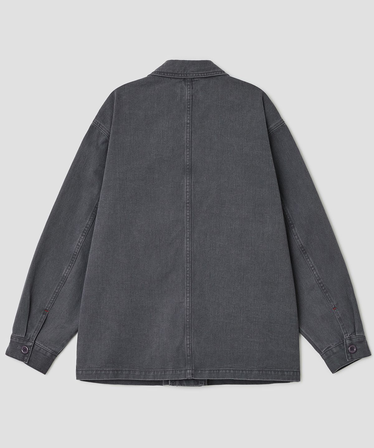타입서비스(TYPESERVICE) Washed Pocket Work Jacket [Charcoal]