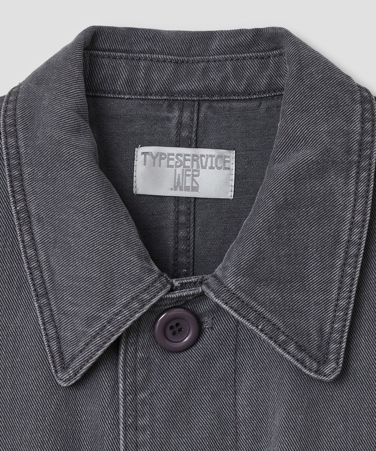 타입서비스(TYPESERVICE) Washed Pocket Work Jacket [Charcoal]