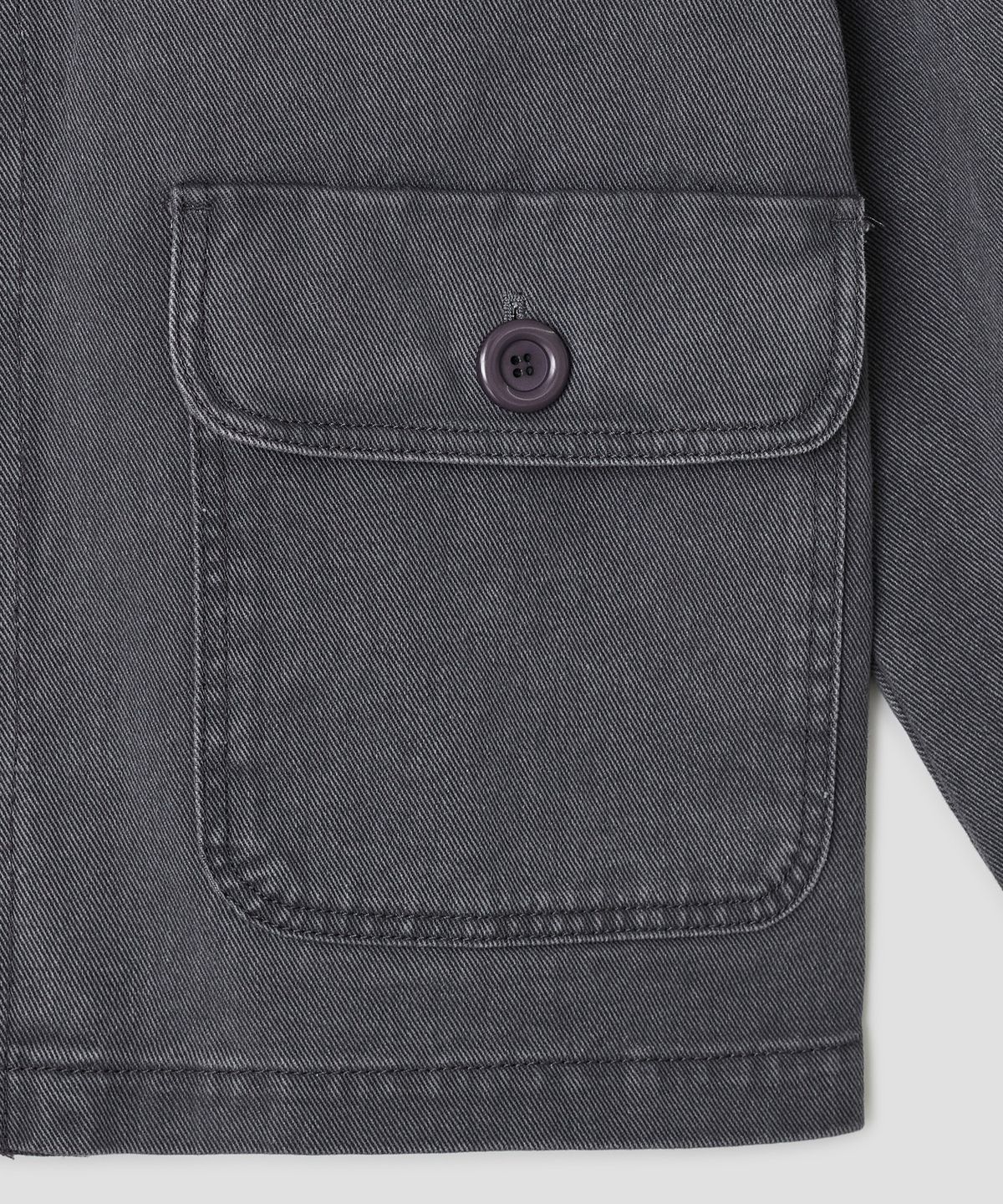 타입서비스(TYPESERVICE) Washed Pocket Work Jacket [Charcoal]
