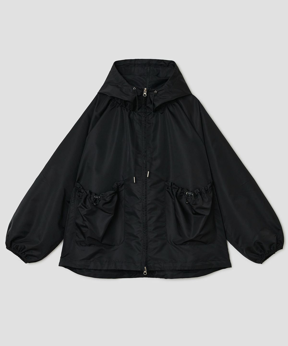 타입서비스(TYPESERVICE) Drawstring Hood Jacket [Black]
