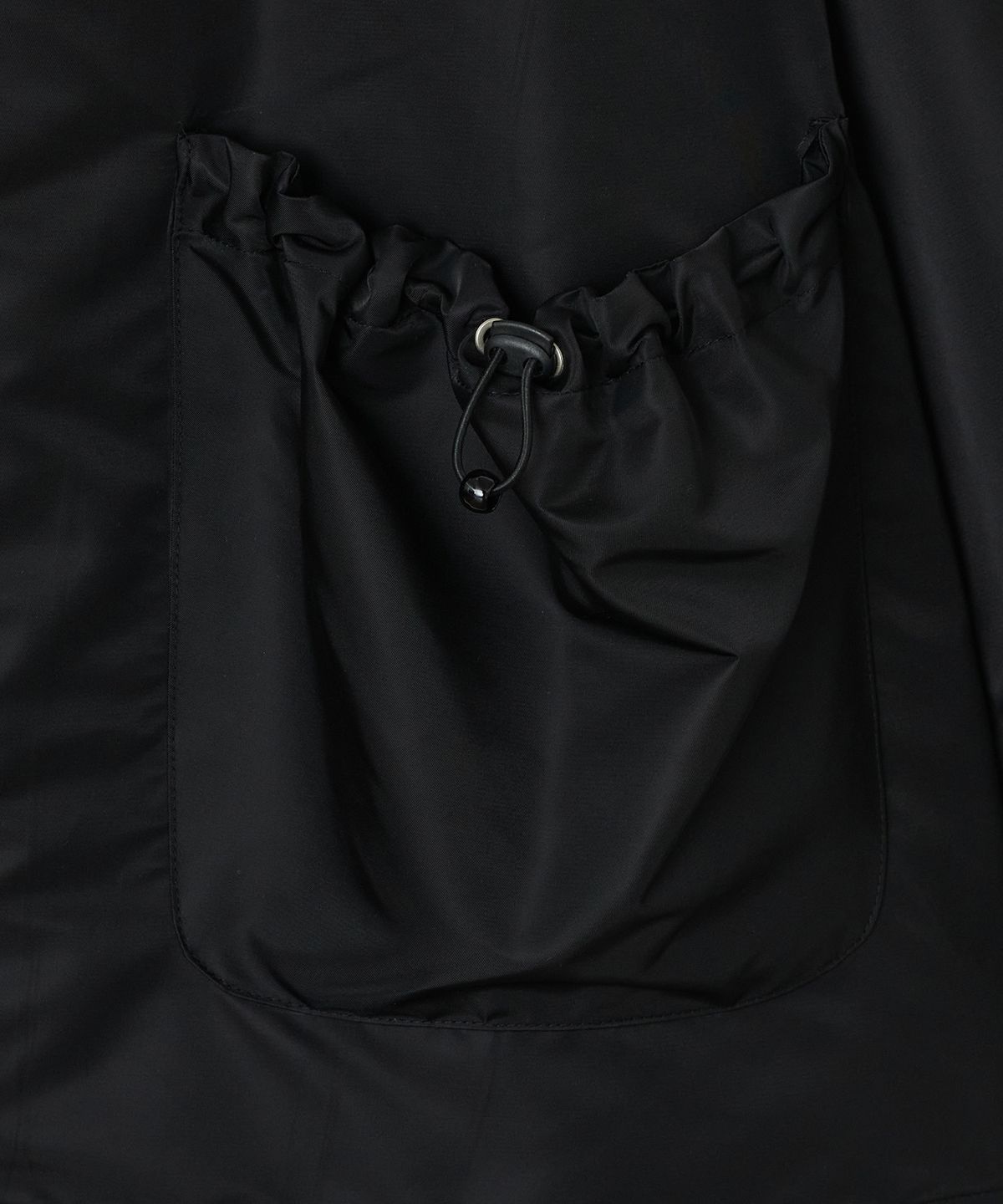타입서비스(TYPESERVICE) Drawstring Hood Jacket [Black]