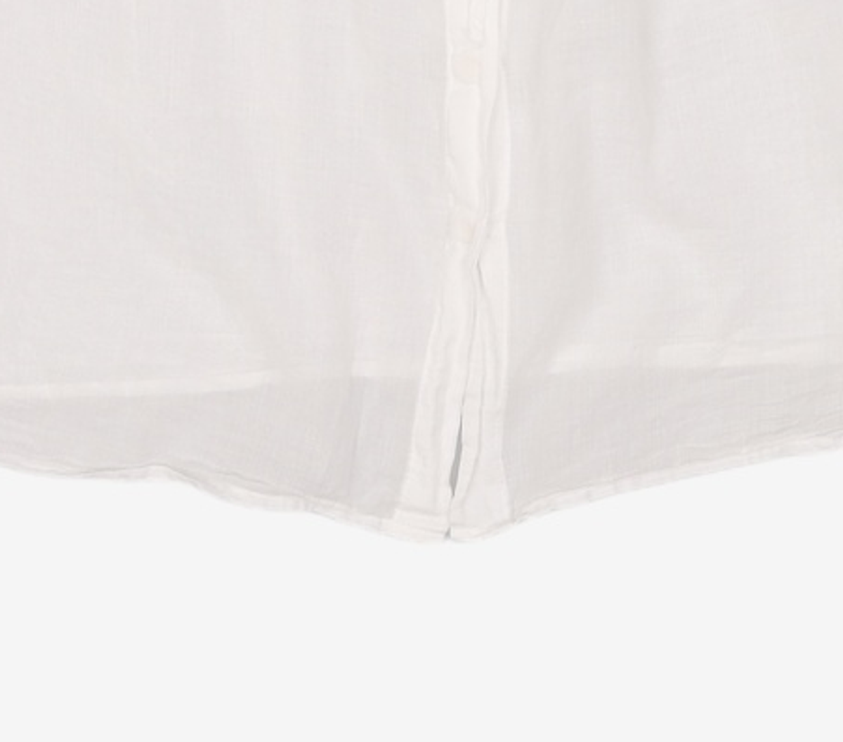 아모멘토(AMOMENTO) SHEER SHIRRING HOODED BLOUSE_WHITE 0