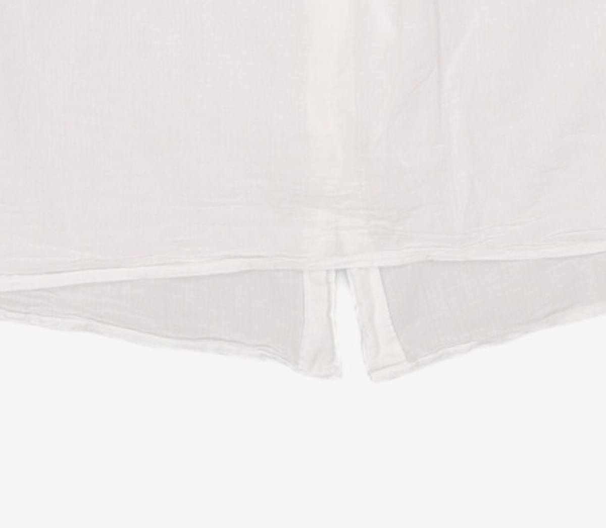 아모멘토(AMOMENTO) SHEER SHIRRING HOODED BLOUSE_WHITE 0