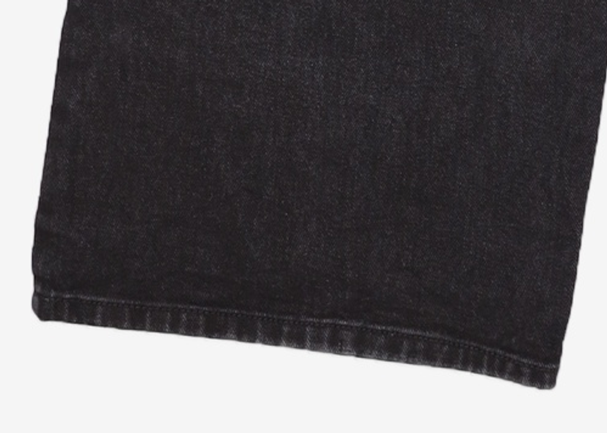 노매뉴얼(NOMANUAL) ONE TUCK REVERSED POCKET PANTS - BLACK L