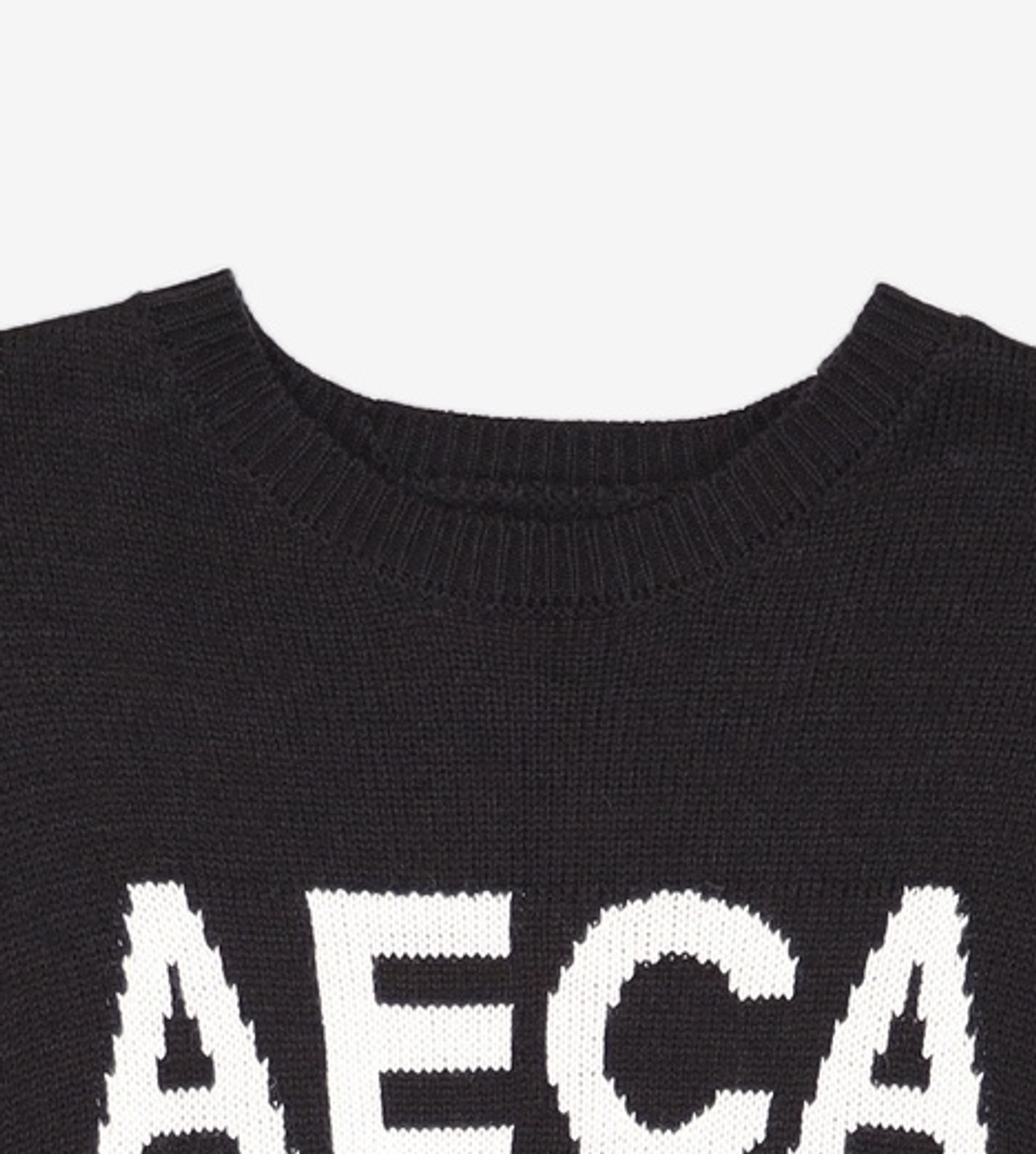 에이카화이트(AECA) AECA BIG LOGO WOOL KNIT [7color] M