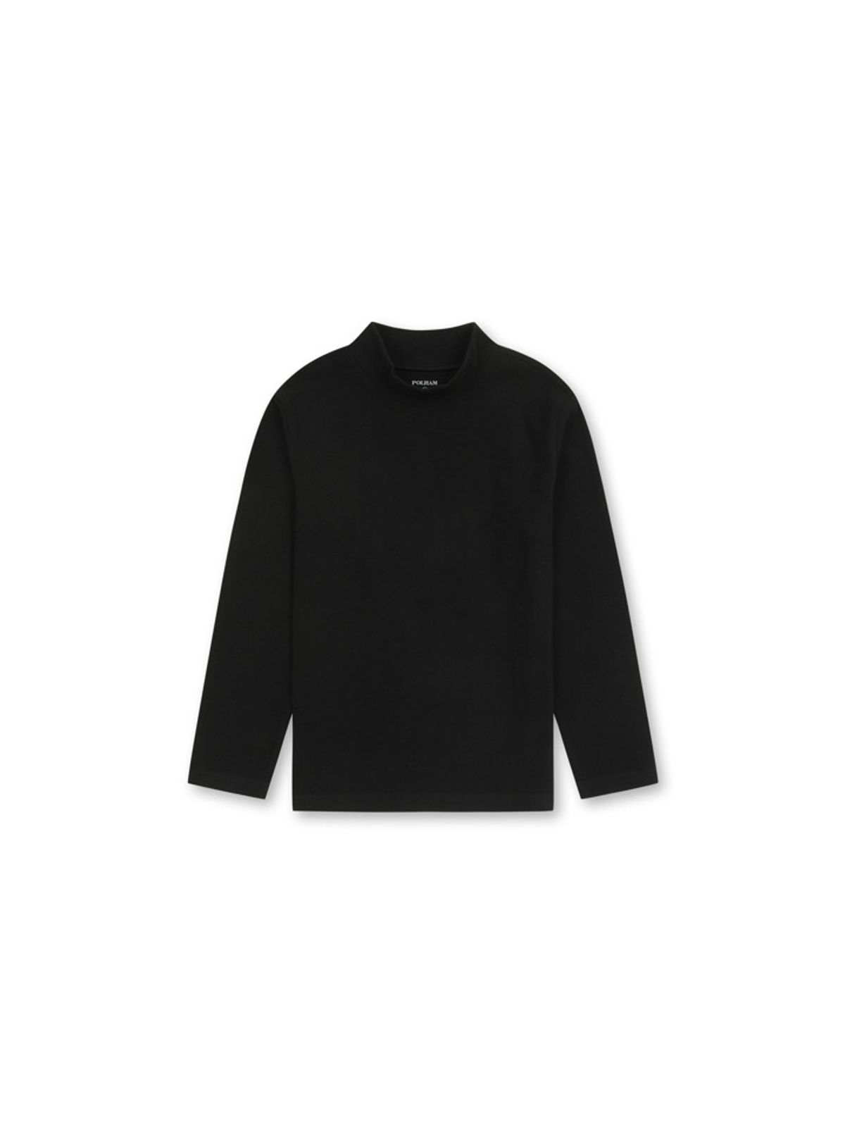 폴햄키즈(POLHAM KIDS) 공용 더블니트 피치 하프넥 긴팔티_PKF4TU3020