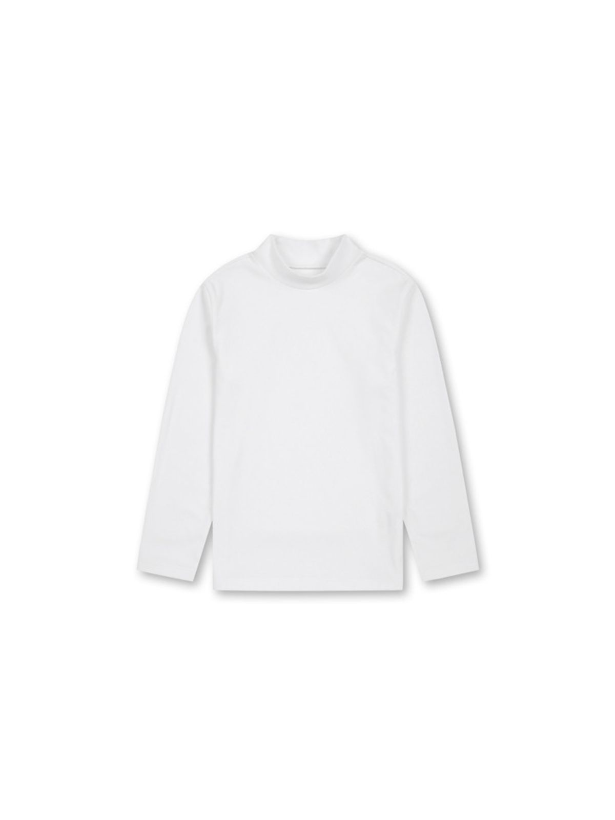 폴햄키즈(POLHAM KIDS) 공용 더블니트 피치 하프넥 긴팔티_PKF4TU3020