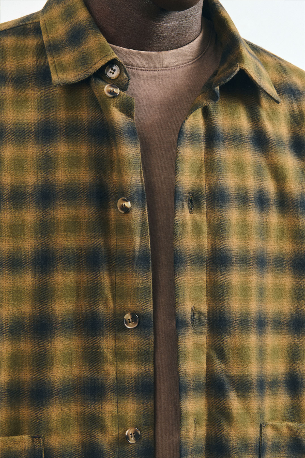 르몽생미셸(LE MONT ST MICHEL) CYRIAC-OVERSHIRT_Khaki