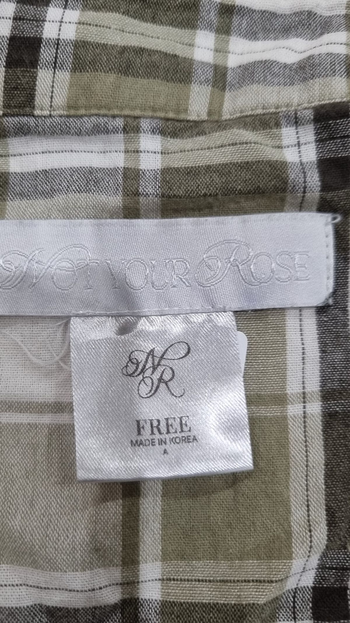 낫 유어 로즈(NOT YOUR ROSE) 캐주얼 셔츠 FREE