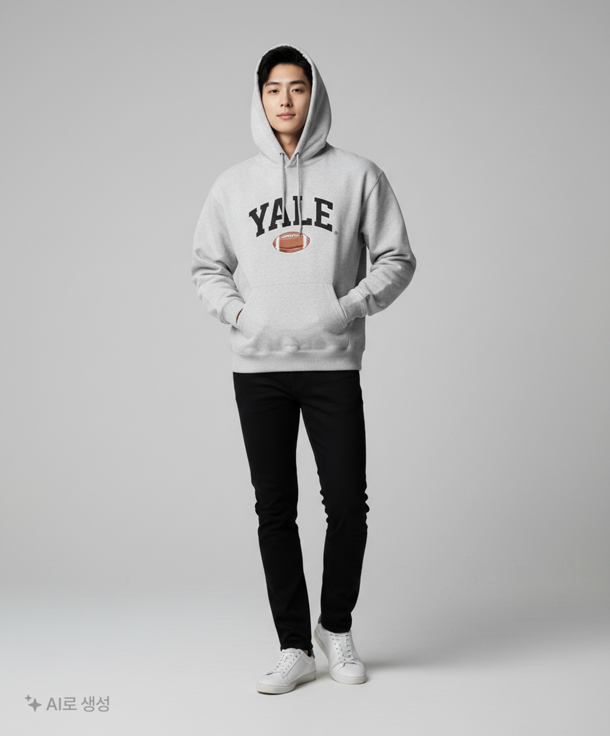 예일(YALE) 후드 티셔츠 2