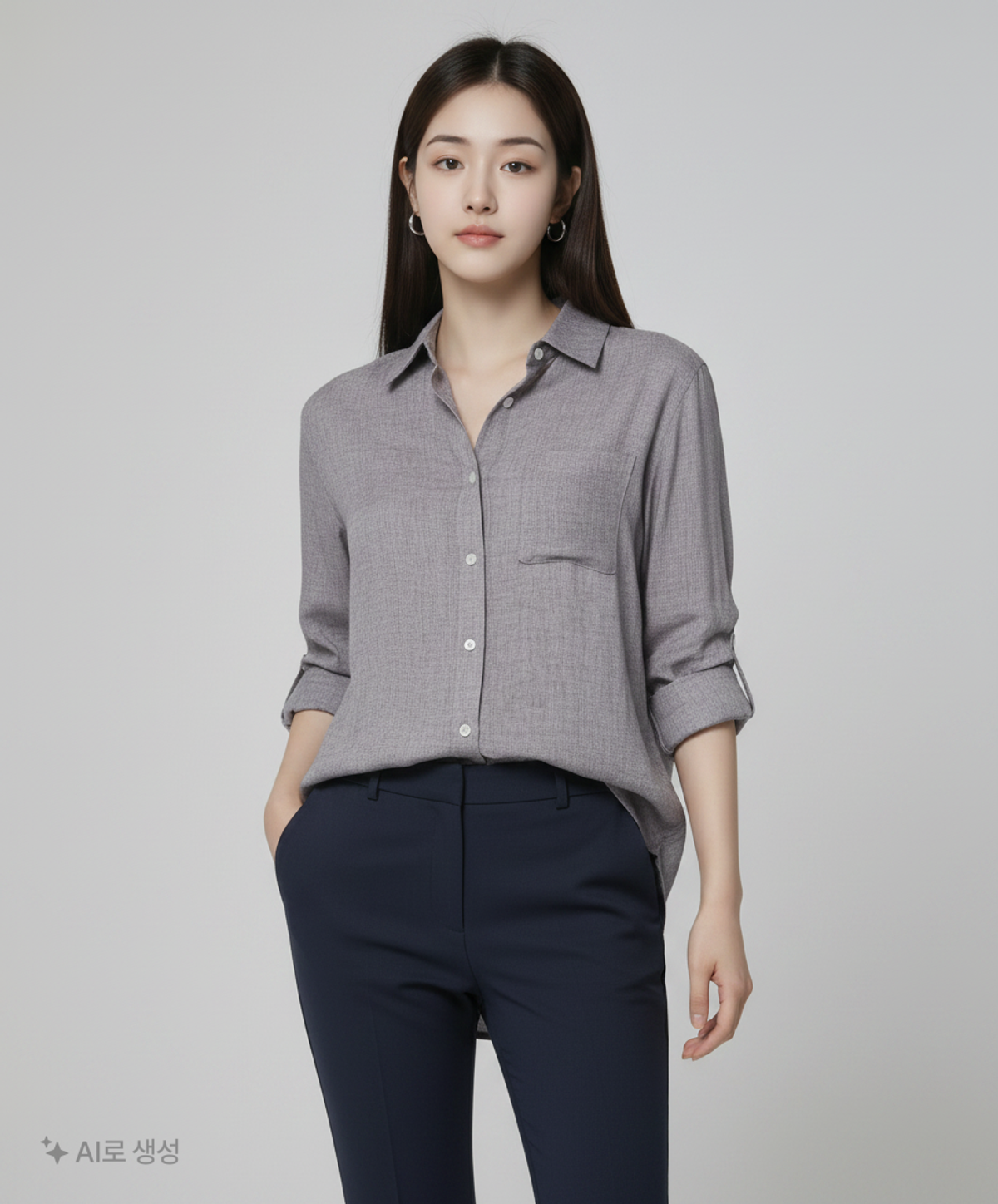 랩(LAP) 캐주얼 셔츠 S