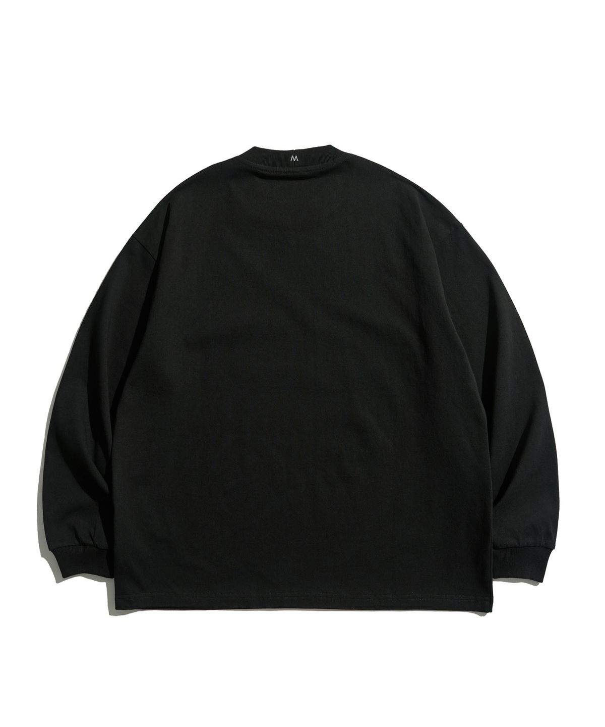 미드업데이트(MIDUPDATE) Essential Cotton Long Sleeve T-Shirt_BLK