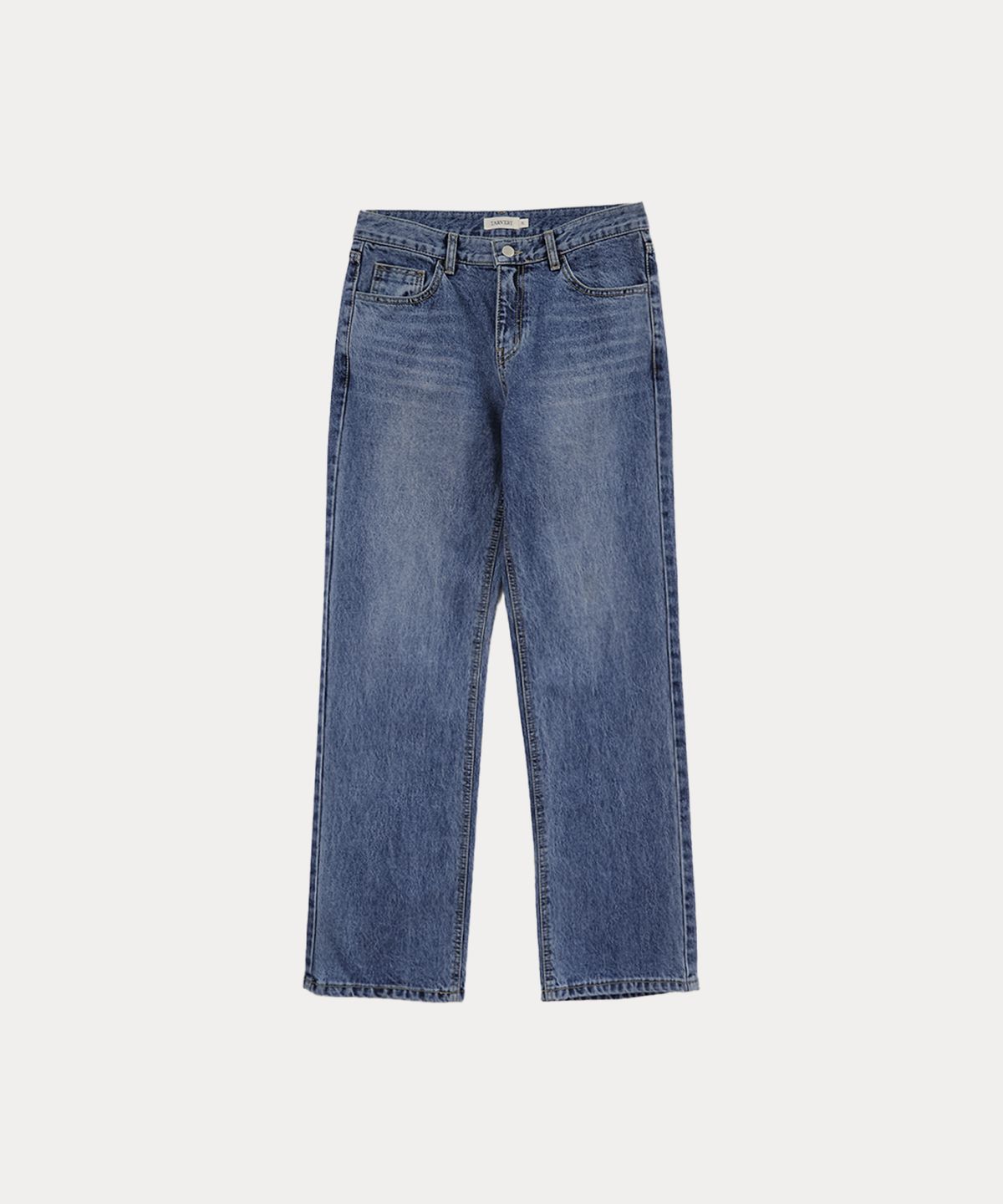 타버트(TARVERT) Grit Low Rise Denim Pants - Middle Blue