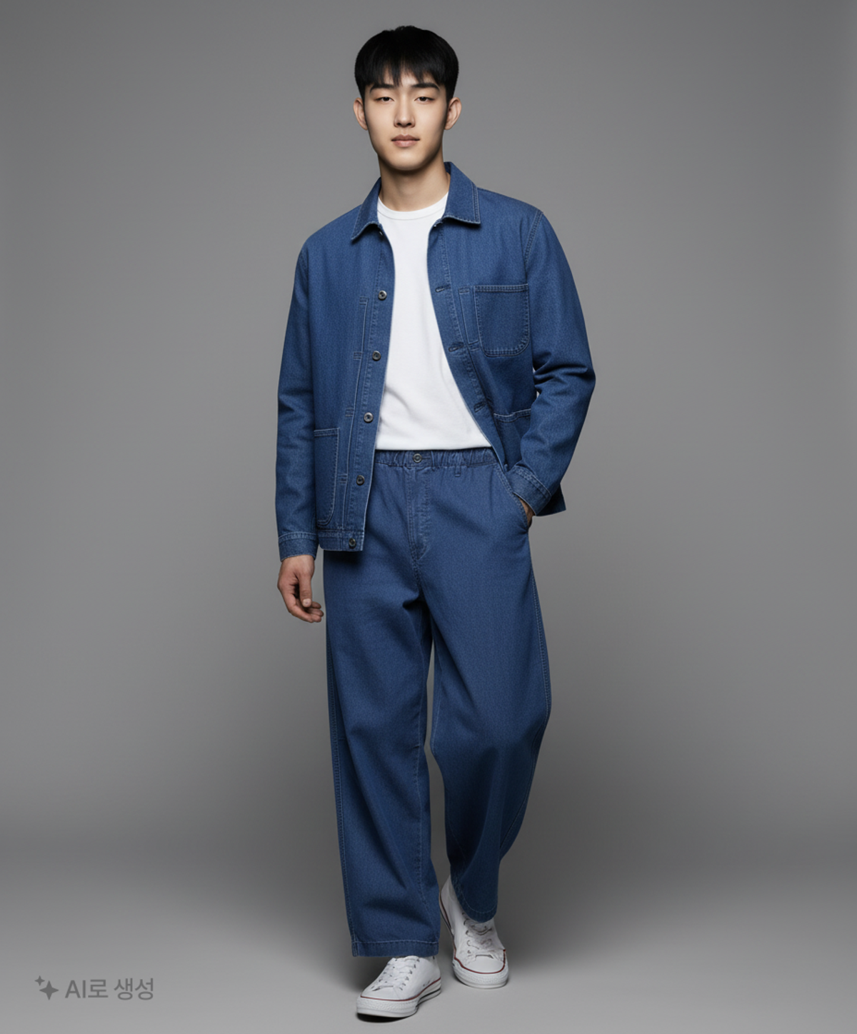 유니클로(UNIQLO) 청/데님 팬츠 L