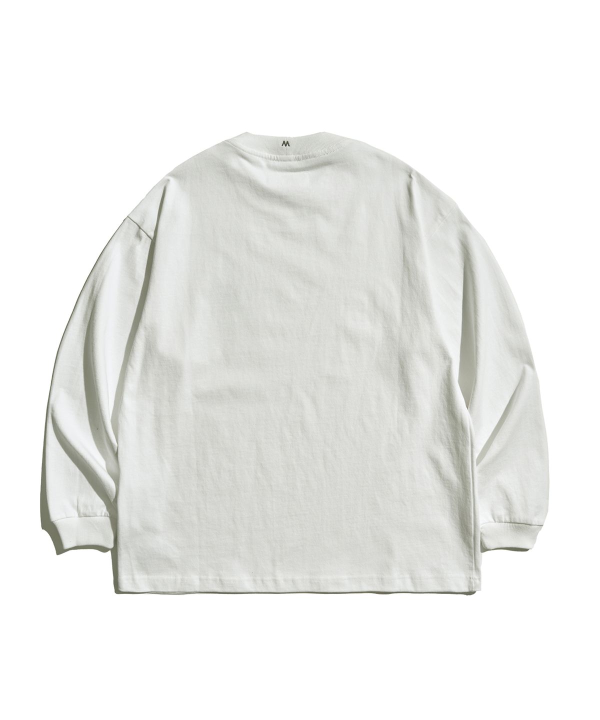미드업데이트(MIDUPDATE) Essential Cotton Long Sleeve T-Shirt_WH
