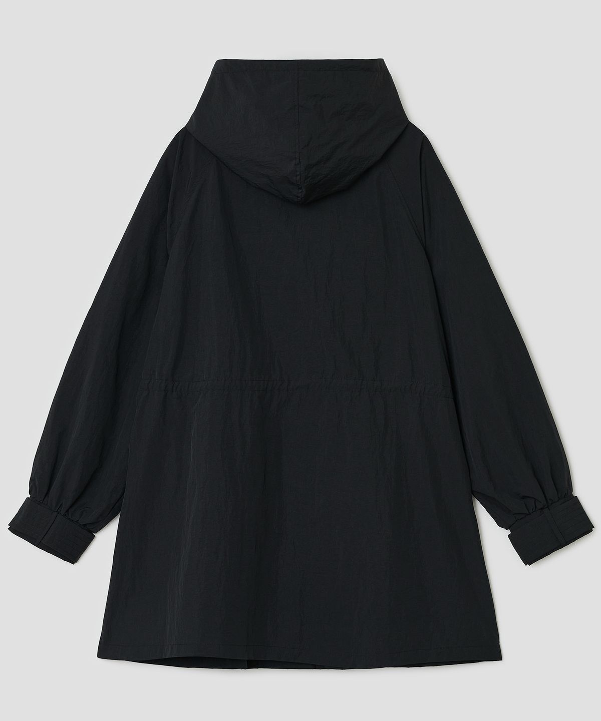 타입서비스(TYPESERVICE) Shirred Hood Jacket [Black]