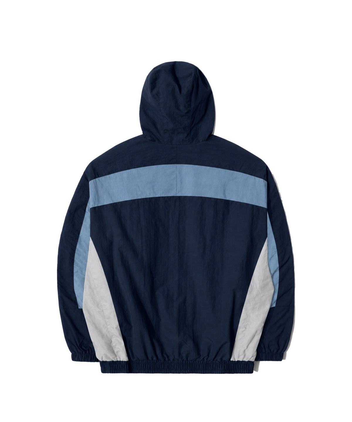 큐티에잇 가먼츠(QT8 GARMENTS) MF Retro Hooded Track Jacket (Navy/Skyblue/Grey)