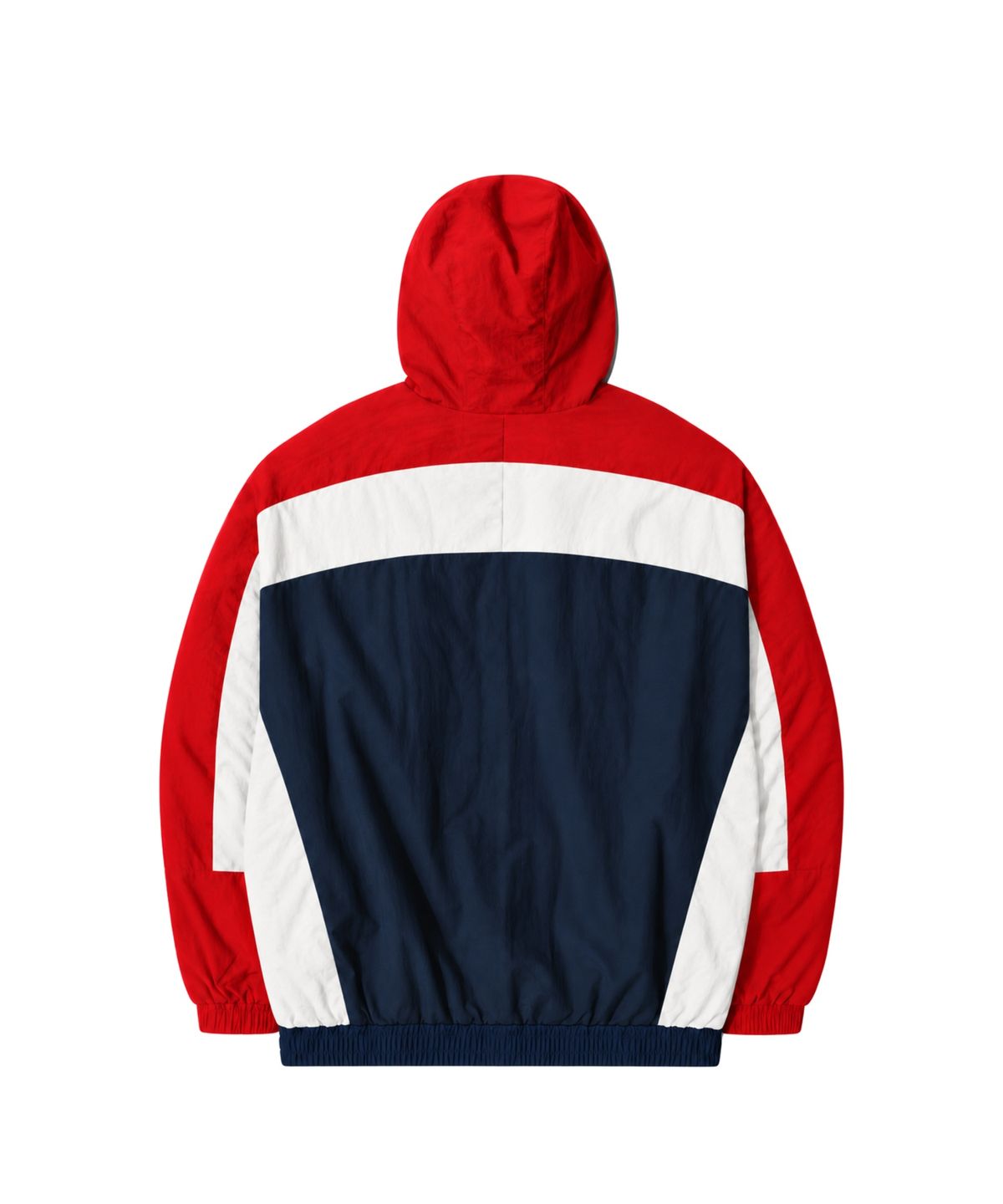 큐티에잇 가먼츠(QT8 GARMENTS) MF Retro Hooded Track Jacket (Red/Ivory/Navy)