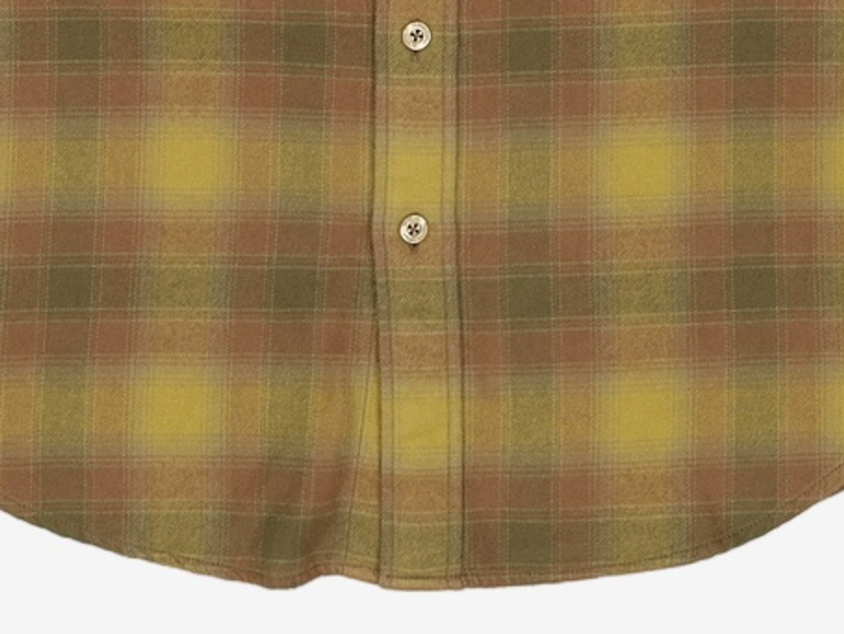 디스이즈네버댓(THISISNEVERTHAT) Flannel Check Shirt - Olive S