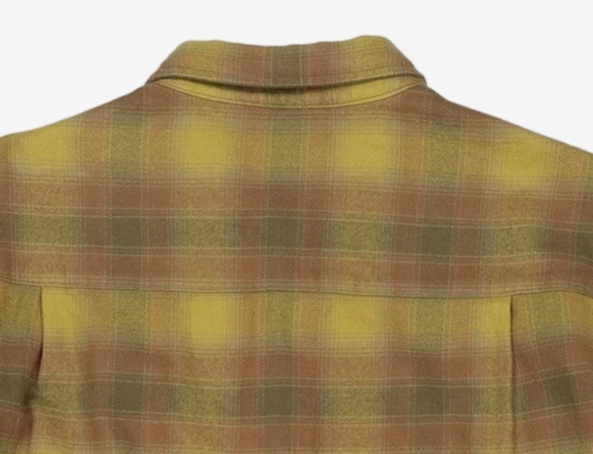 디스이즈네버댓(THISISNEVERTHAT) Flannel Check Shirt - Olive S