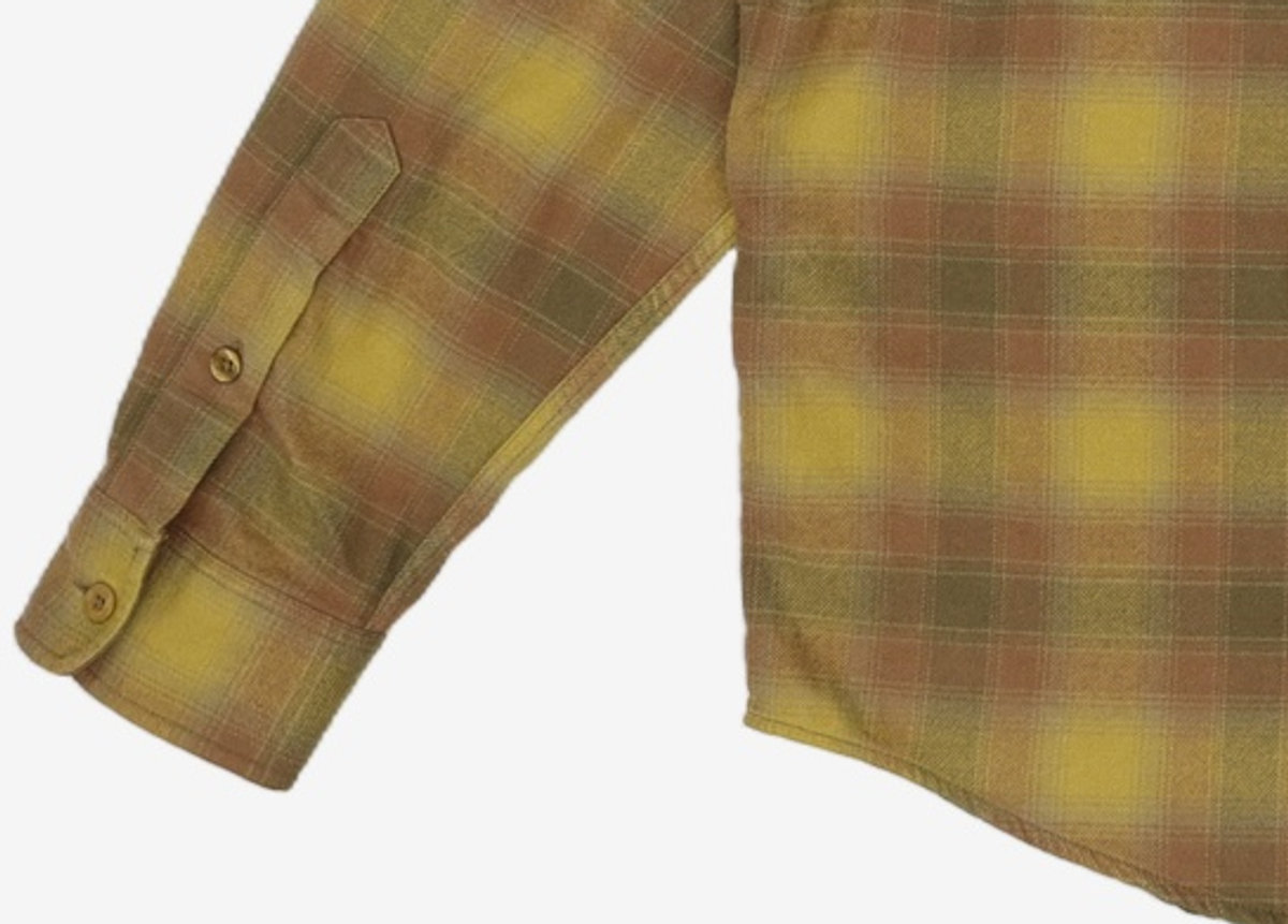 디스이즈네버댓(THISISNEVERTHAT) Flannel Check Shirt - Olive S