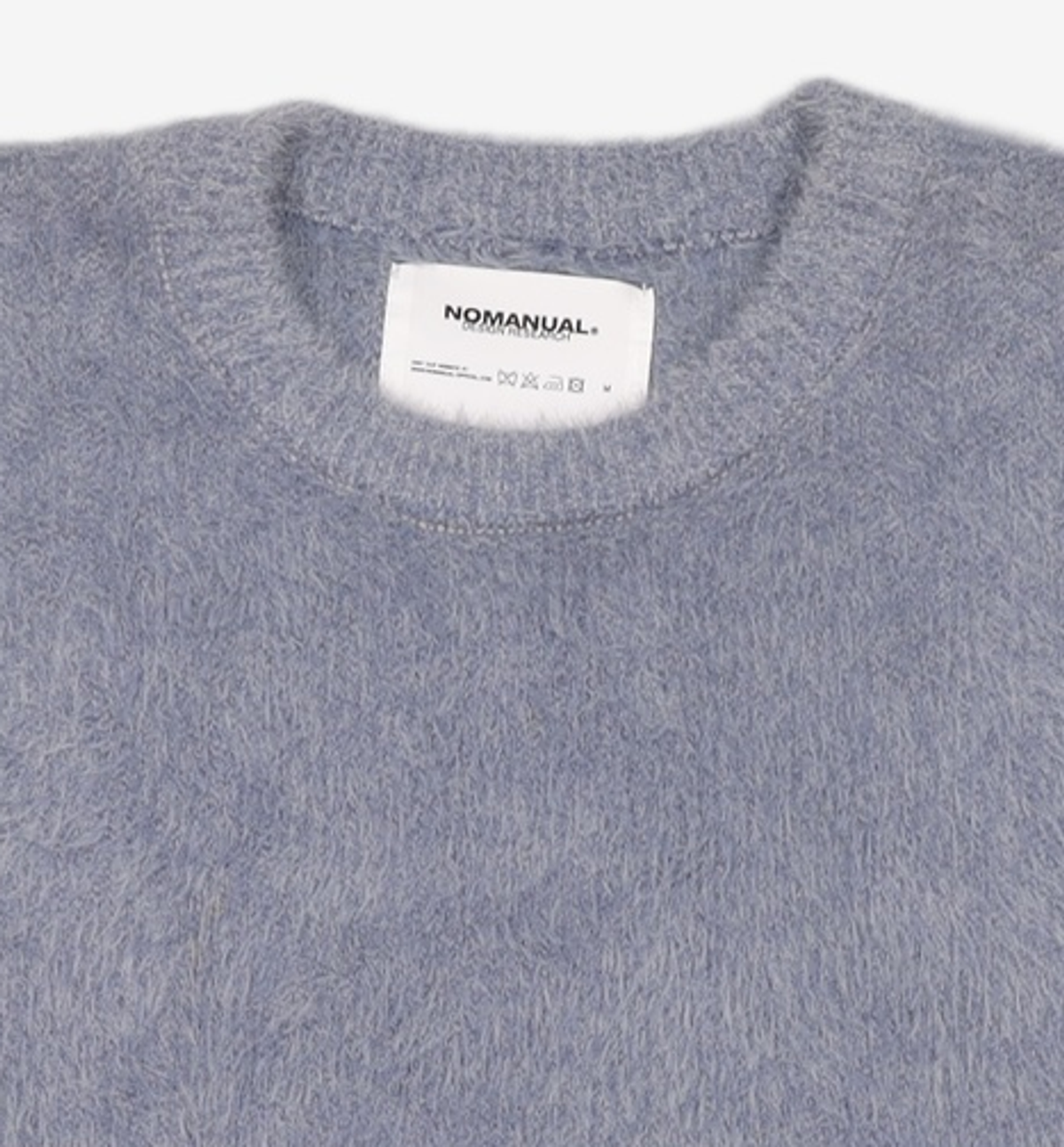 노매뉴얼(NOMANUAL) (시그니처종료)CROPPED HAIRY KNIT - 5 COLOR M