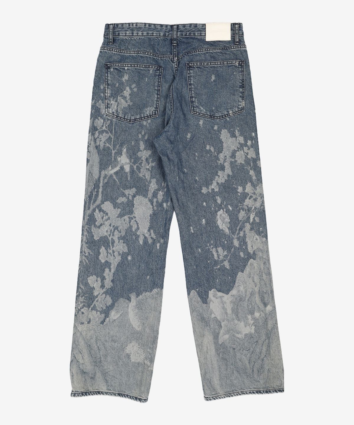 메종미네드(MAISON MINED) WINTER FLOWER LAZER WIDE DENIM PANTS 48
