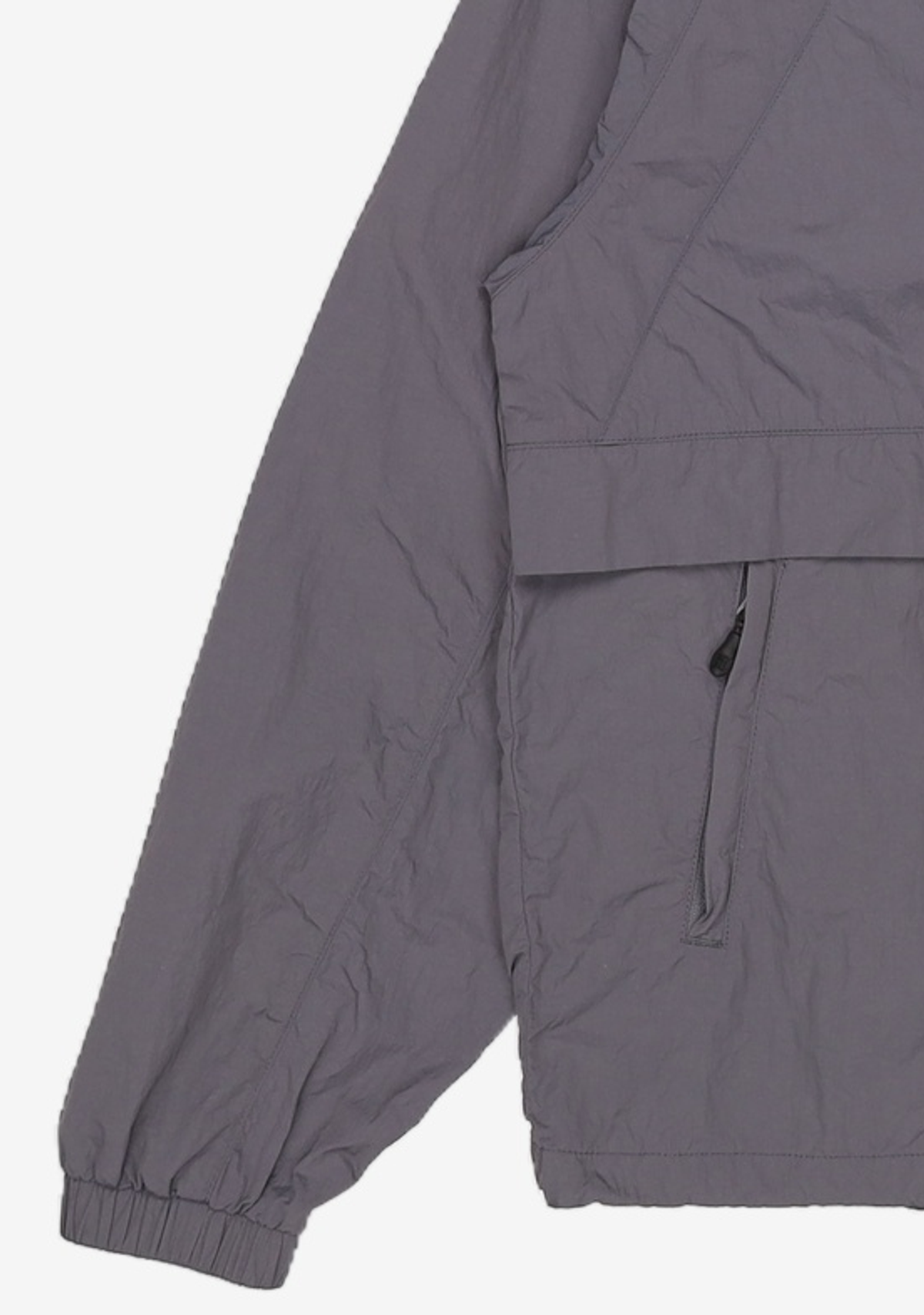 브라운브레스(BROWNBREATH) TAG NYLON RAGLAN JACKET - CHARCOAL M