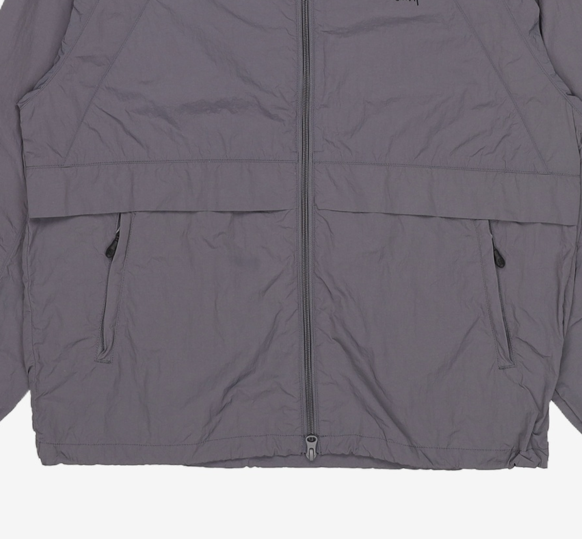 브라운브레스(BROWNBREATH) TAG NYLON RAGLAN JACKET - CHARCOAL M