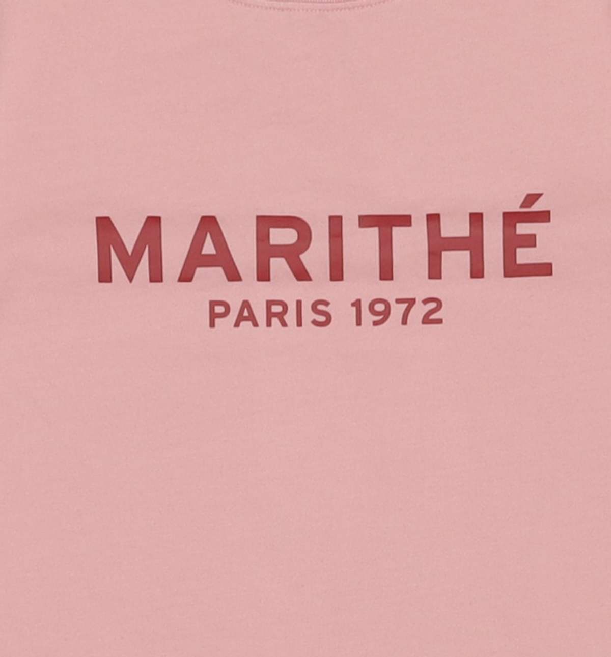 마리떼 프랑소와 저버(MARITHÉ + FRANҪOIS GIRBAUD) W REGULAR LOGO TEE pink S
