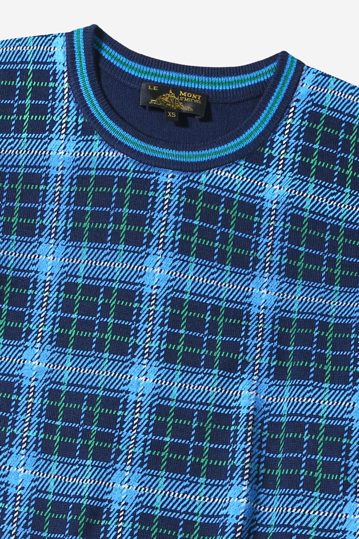 르몽생미셸(LE MONT ST MICHEL) SOLEIL-PRINTED SWEATER_Navy
