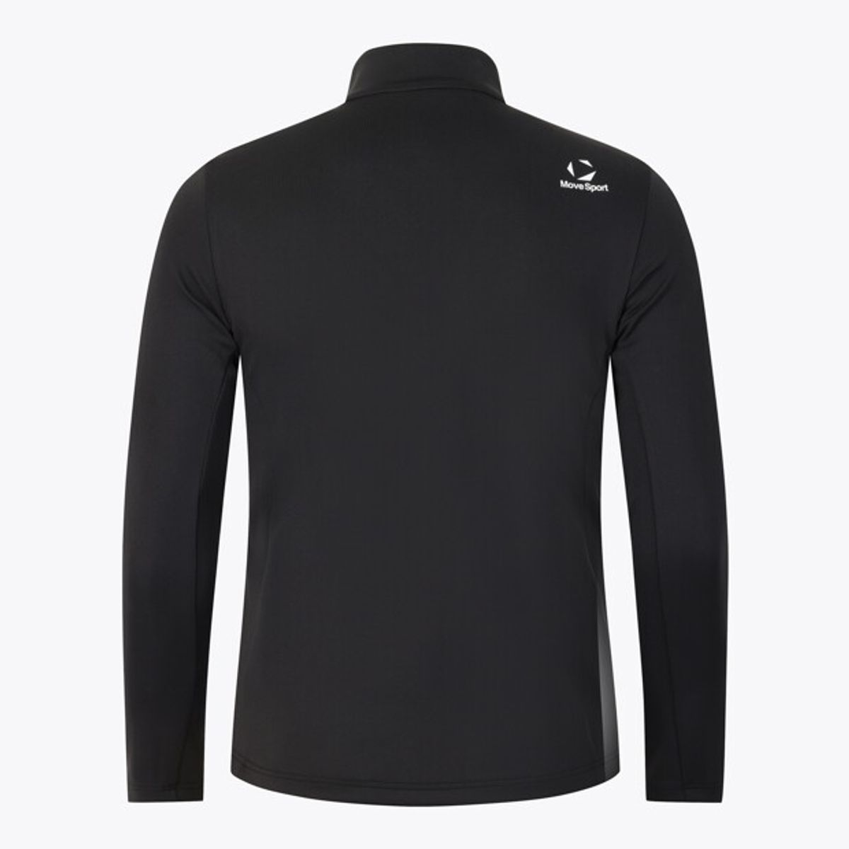 무브스포츠 바이 데상트(MOVESPORT BY DESCENTE) 워딩 그래픽 스탠드넥 트레이닝 자켓 블랙 VS121EFT11