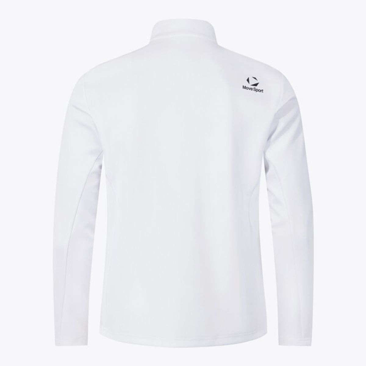 무브스포츠 바이 데상트(MOVESPORT BY DESCENTE) 워딩 그래픽 스탠드넥 트레이닝 자켓 화이트 VS121EFT11