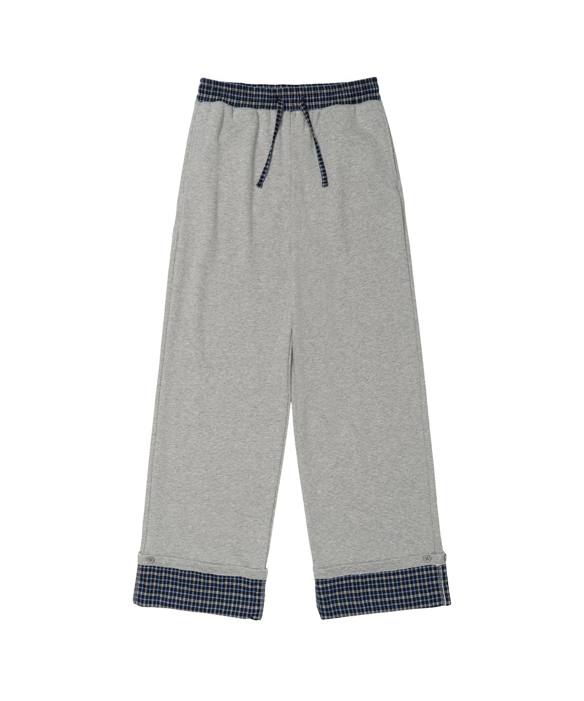아메스 월드와이드(AMES-WORLDWIDE) 52 CHECK ROLL-UP SWEATPANTS GREY