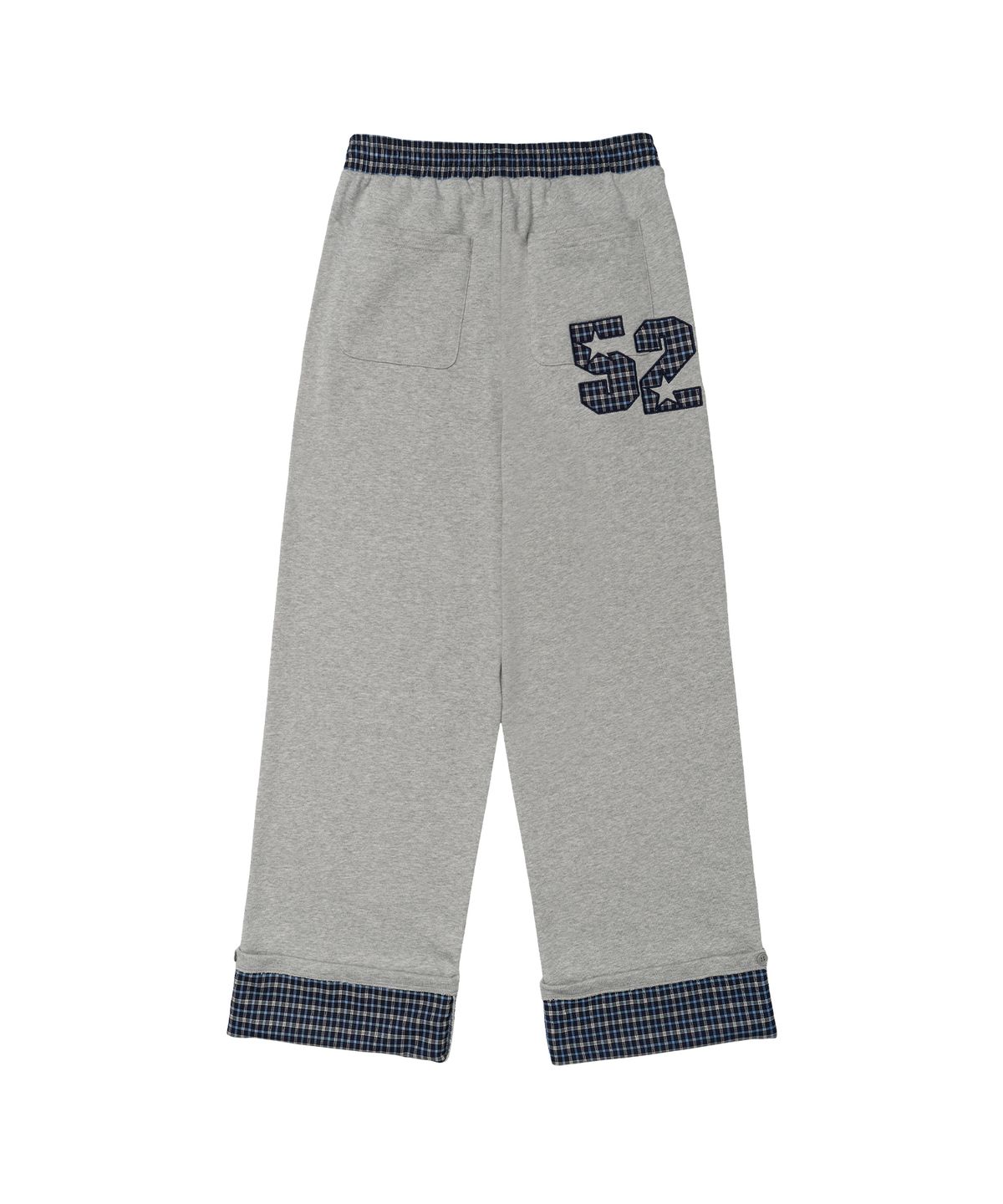 아메스 월드와이드(AMES-WORLDWIDE) 52 CHECK ROLL-UP SWEATPANTS GREY