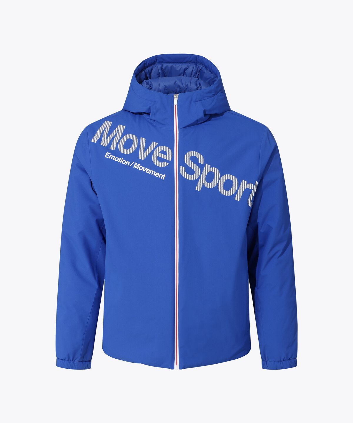 무브스포츠 바이 데상트(MOVESPORT BY DESCENTE) 하이브리드 패딩 후드형 자켓 블루 VS121EPD12