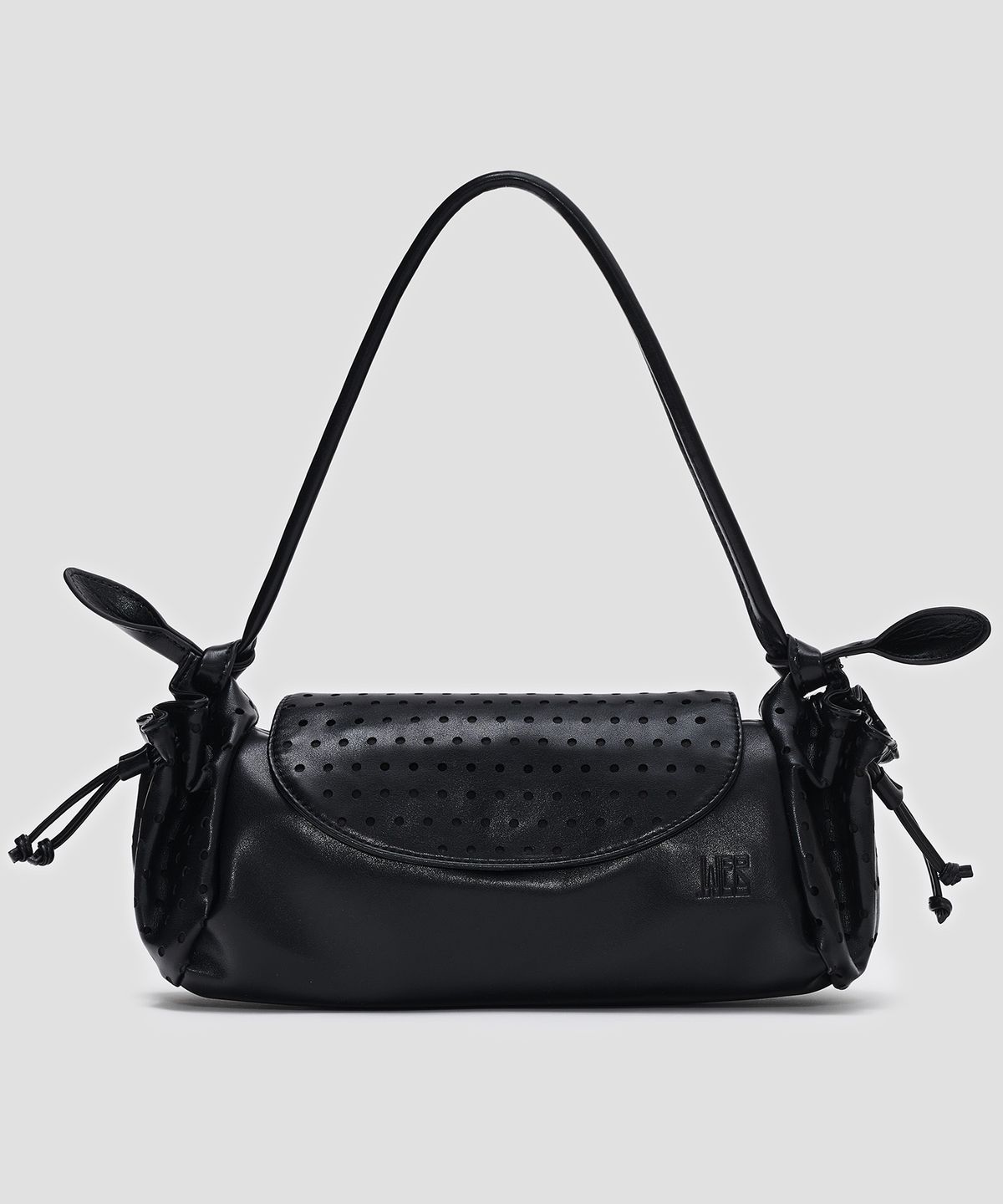타입서비스(TYPESERVICE) Dot Perforated Shoulder Bag [Black]