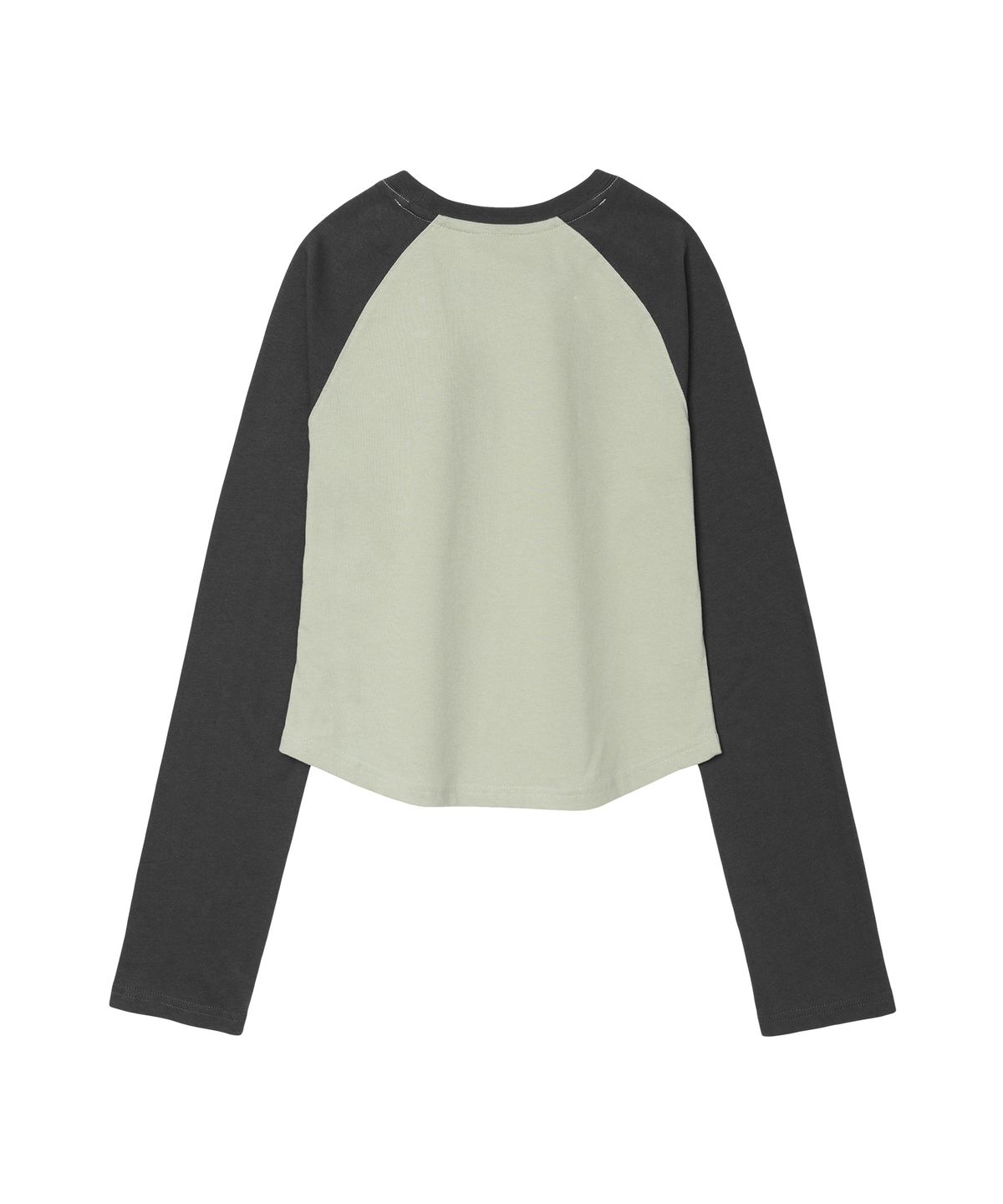 아메스 월드와이드(AMES-WORLDWIDE) BOLD TYPO ROUND HEM LS TEE MINT