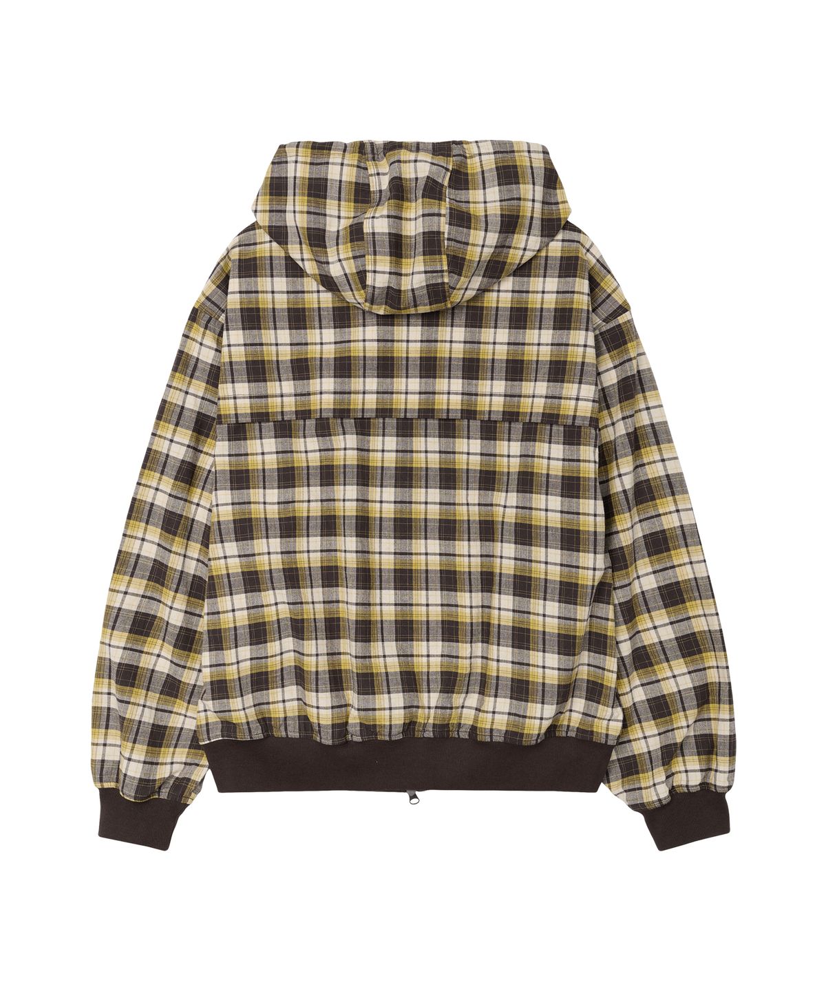 아메스 월드와이드(AMES-WORLDWIDE) CHECK HOODED WINDBREAKER YELLOW